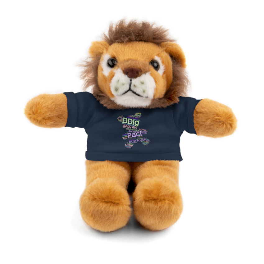 BDSM Submissive DDlg Word Art Stuffed Animal