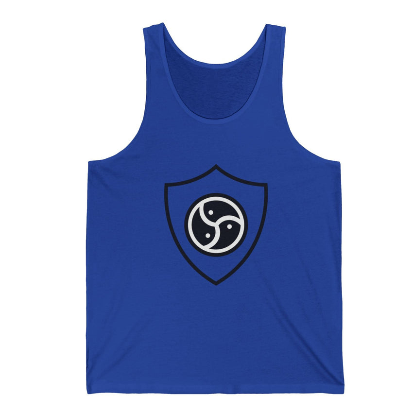 Tank Top - BDSM Dom Shield Symbol Gift for Him Power and Domenice