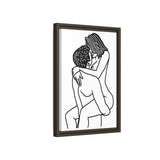 Sexy Line Art | Minimalist Couples Wall Art | Romantic Bedroom Decor