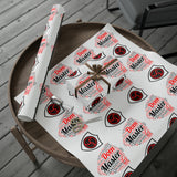 Master Dom Wrapping Paper Word Art Adult Gift Wrap