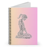 Submissive's Word Art Spiral Notebook