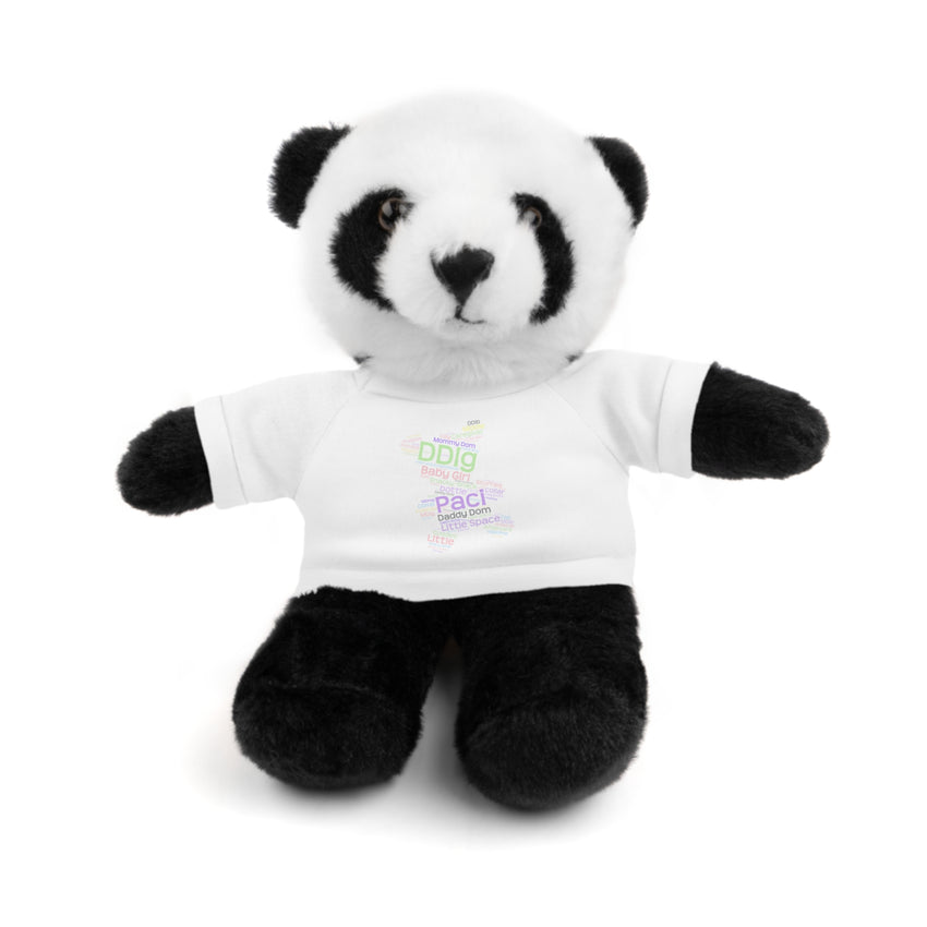 BDSM Submissive DDlg Word Art Stuffed Animal