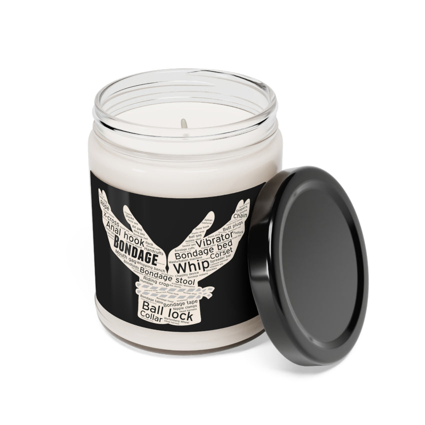Bondage Cloud Art Design Scented Soy Candle, 9oz