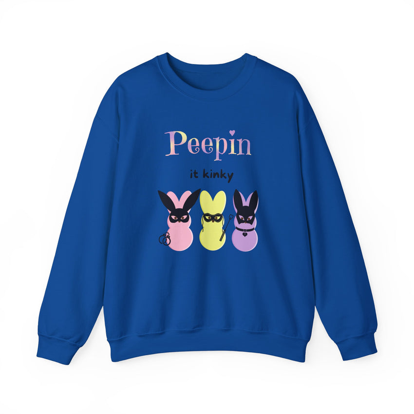 Peep it Kinky Sweatshirt Easter BDSM Sexy Shirt