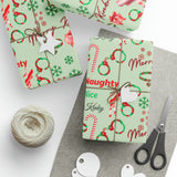 Naughty Nice Kinky Adult Gift Wrap paper