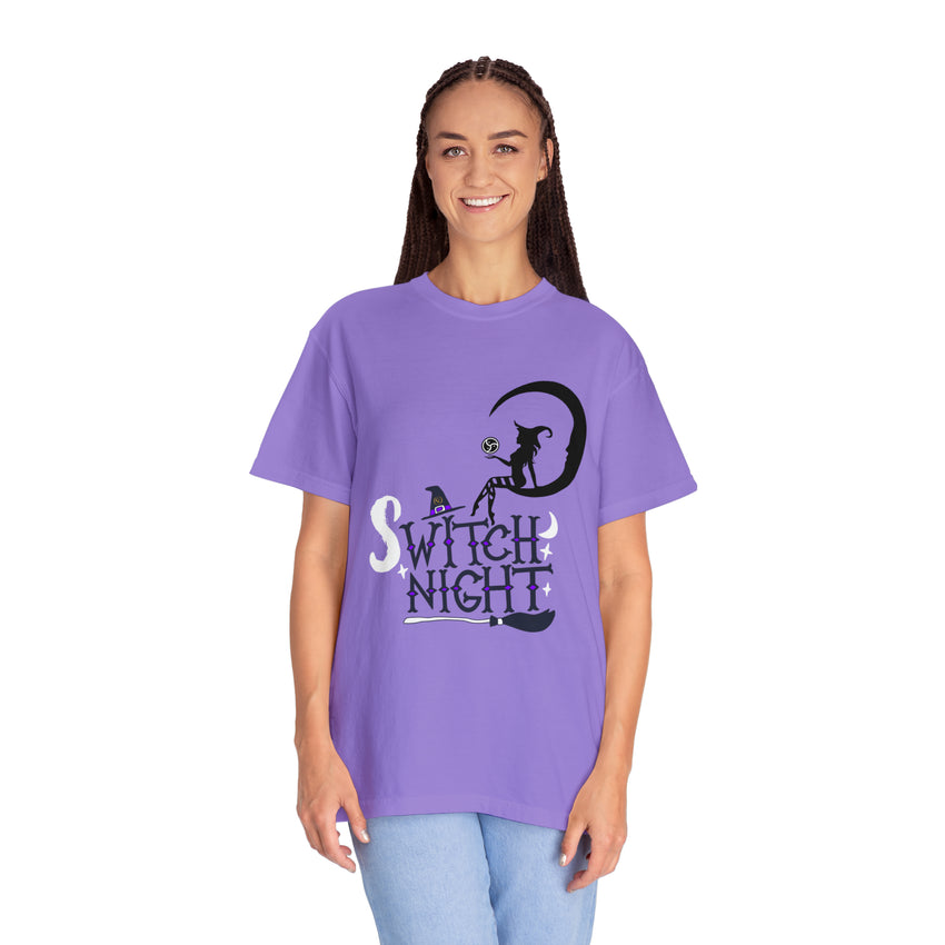 Kinky Witch Halloween T-Shirt BDSM Switch Triskelion Shirt