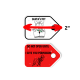 Kinky Christmas Gift Wrap Tag Stickers