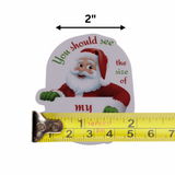 Santa Christmas Sticker Kinkmas