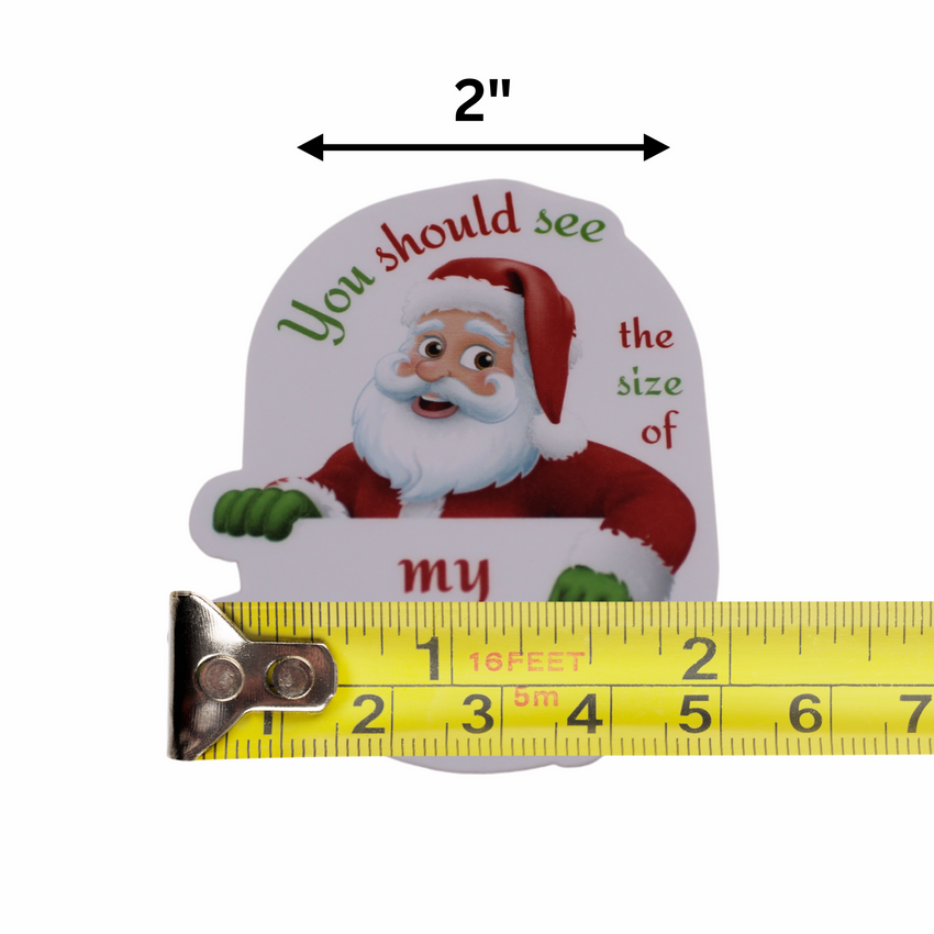 Santa Christmas Sticker Kinkmas