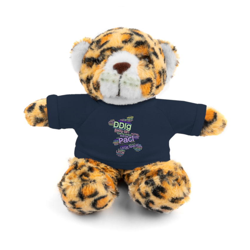 BDSM Submissive DDlg Word Art Stuffed Animal