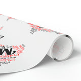 Master Dom Wrapping Paper Word Art Adult Gift Wrap