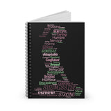 Sub Word Art Spiral Notebook