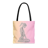 Word Art Submissive Tote Bag