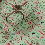 Naughty Nice Kinky Adult Gift Wrap paper