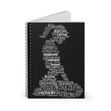 Submissive's Word Art Journal Spiral Notebook