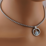 Witchy Submissive Day Collar – Aquamarine Star