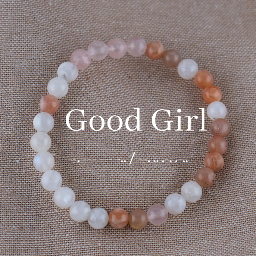 Good Girl Morse Code Bracelet