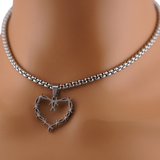 Limited Edition Day Collar Necklace – Barbed Wire Heart