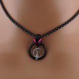 Kitten Moon Day Collar – Submissive / Witchy BDSM O-Ring Necklace