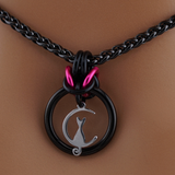 Kitten Moon Day Collar – Submissive / Witchy BDSM O-Ring Necklace