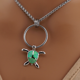 Opal Sea Turtle Wheat Chain
