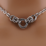 Heavy Stainless Steel Chainmaille Necklace | Unisex