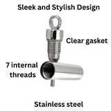 Captive Lock Key on Wheat Chain