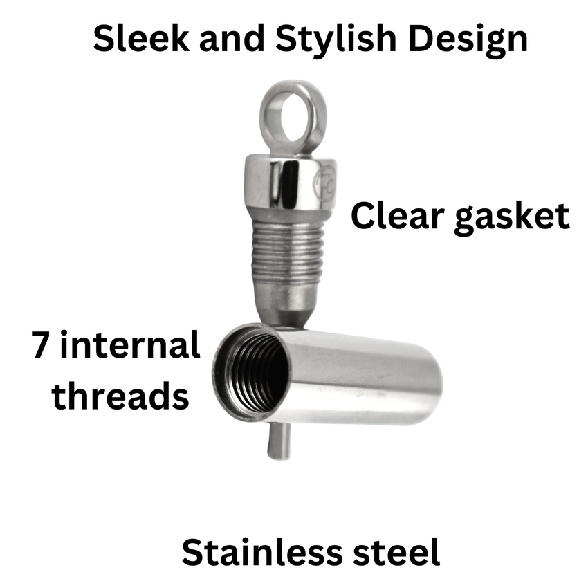 Captive Lock Key on Wheat Chain
