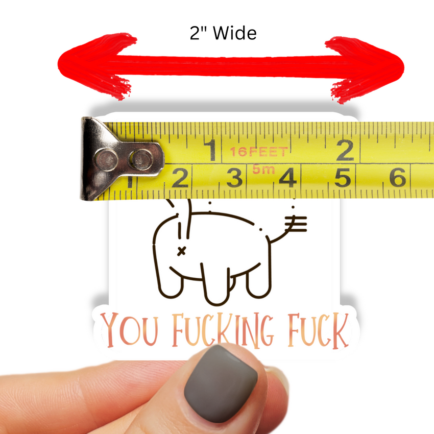 Fuck You Cat Stickers