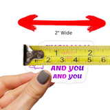 Fuck You Cat Stickers