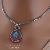 Blue Opal Morse Code