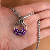 Custom Two-Word Morse Code O-Ring Day Collar
