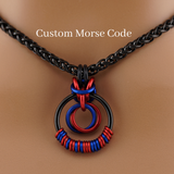 Black Morse Code w/ Custom O Rings