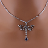 Dragonfly Sterling Silver Gemstone
