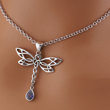Dragonfly Sterling Silver Gemstone