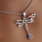 Dragonfly Sterling Silver Gemstone