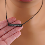 Master or Sub Custom Engraved Anklet/ Bracelet/ Necklace