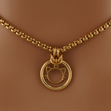 Gold Kitten Wheat Chain