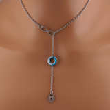 Custom Infinity and Heart Lariat