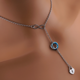 Custom Infinity and Heart Lariat