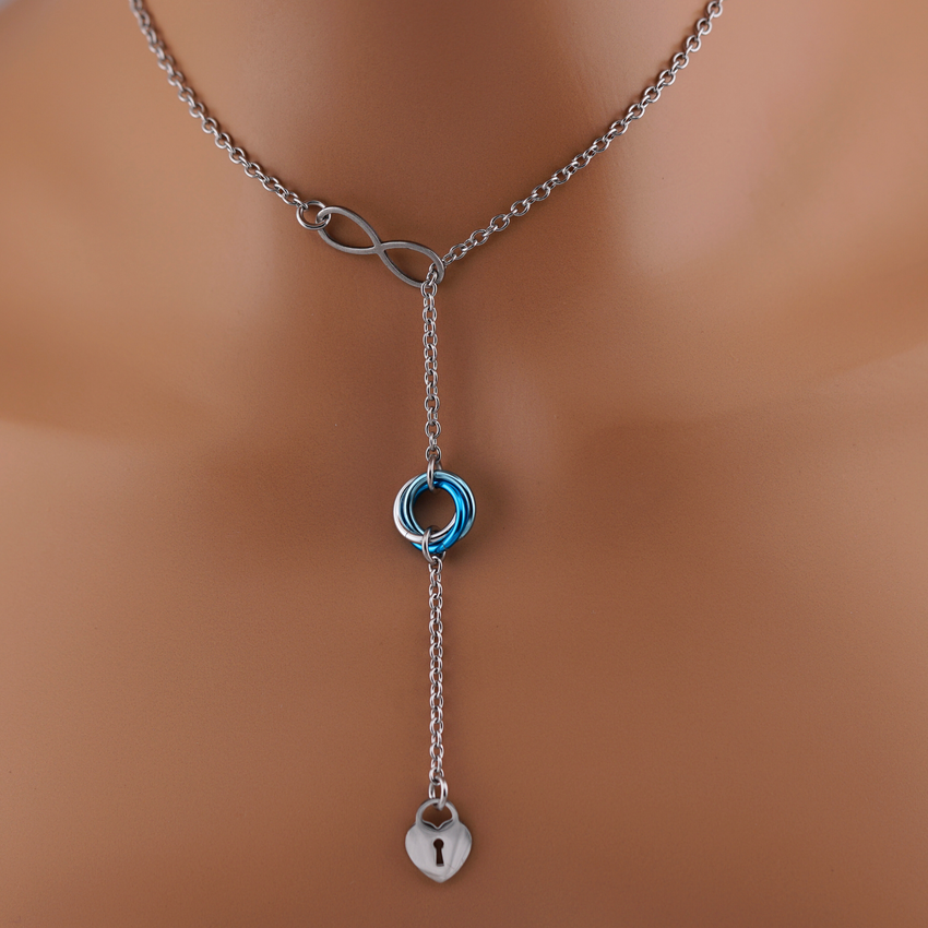 Custom Infinity and Heart Lariat