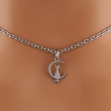 Adorable Kitten on Moon