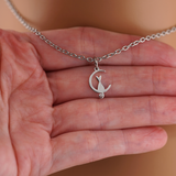 Adorable Kitten on Moon