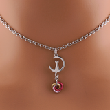 Kitten Day Collar | Custom Color BDSM O-Ring Necklace | Discreet Everyday Wear | Gift for Your Good Girl