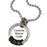 Custom Morse Code Discreet & Bold