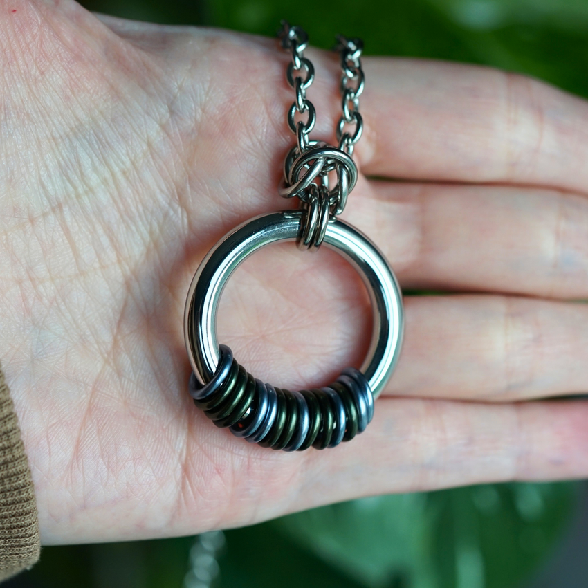 Custom Morse Code Statement Necklace