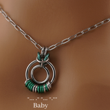 Protection O Ring Morse Code Day Collar