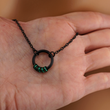 Black Morse Code O Ring