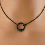 Black Morse Code O Ring