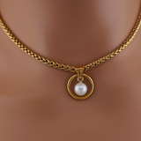 Gold Pearl O Ring Wheat